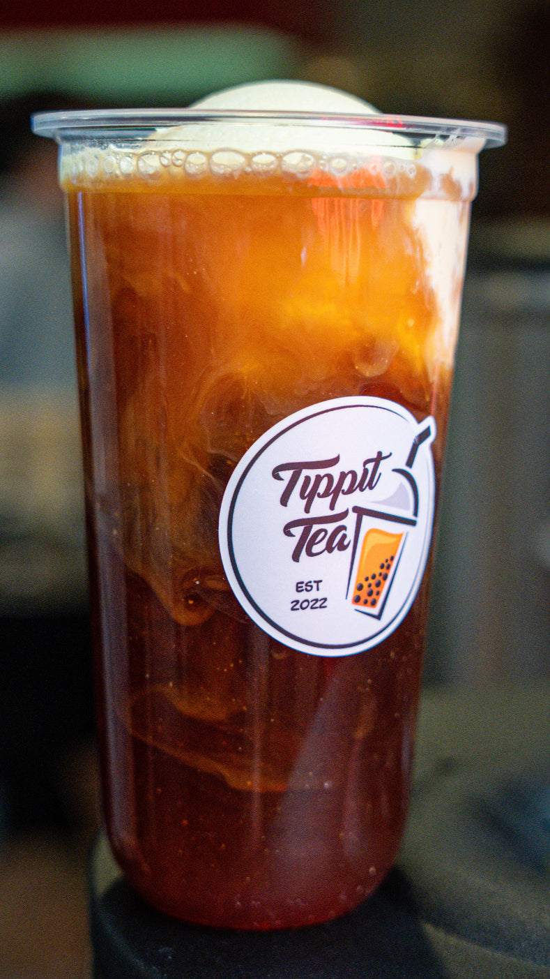 Black Tea Float - Creamy Milk Tea | Tippit Tea